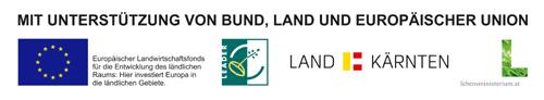 Logo mit Unterstützung von Bund, Land und EU