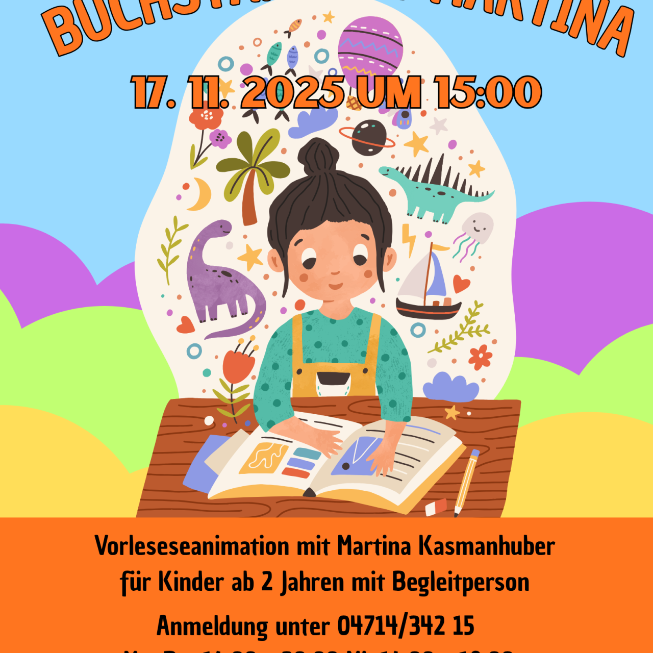 Buchstart mit Martina